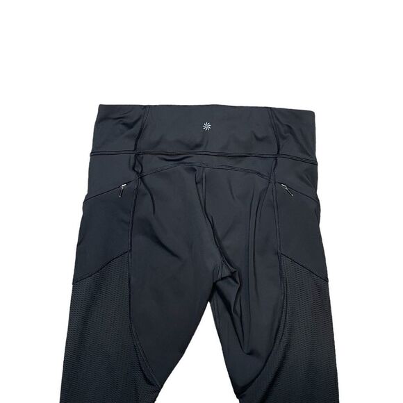 ATHLETA Mesh Contender Capri Black Size Large Petite - Picture 4 of 8